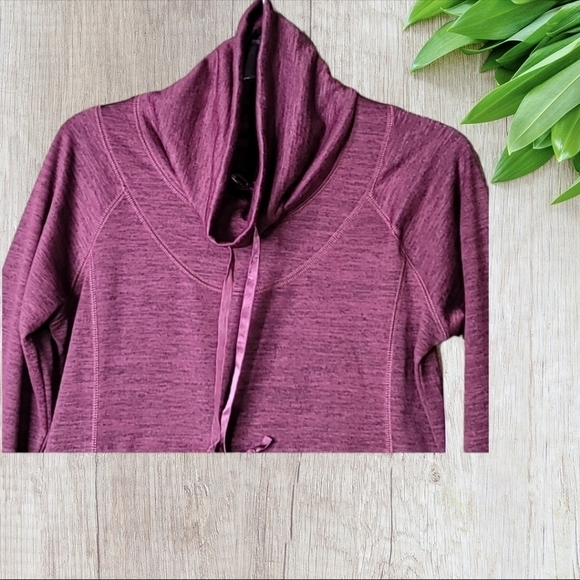 Kuhl Lea Pullover Sweatshirt size small rosewood women's NWT cowl neck - Picture 7 of 14